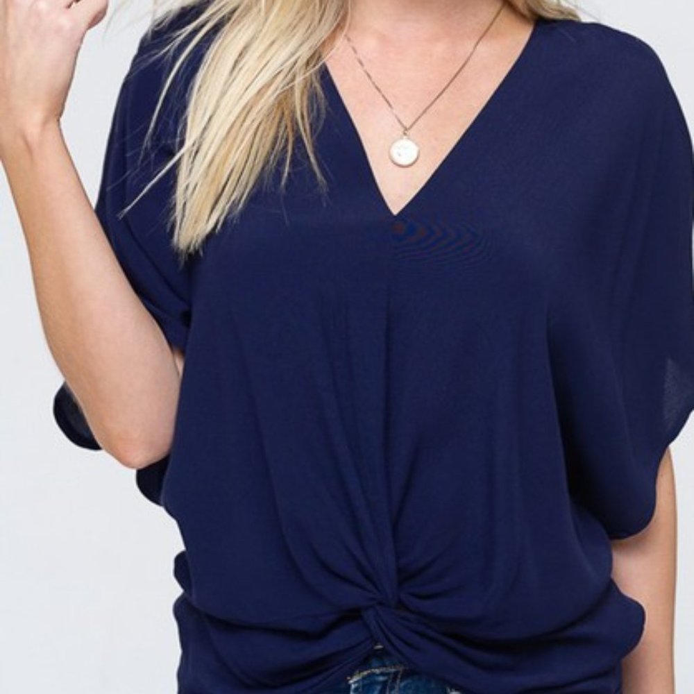 Go Knotted Front Top